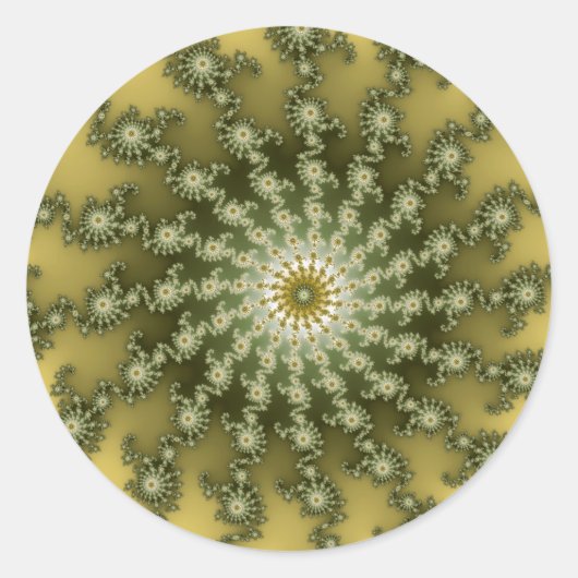 中心点 – フラクタル ラウンドシール (正面)