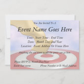 中心点! 招待状 (正面)