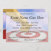 中心点! 招待状 (正面/裏面)