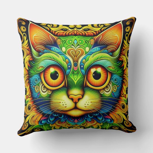 中心猫 クッション (裏面)