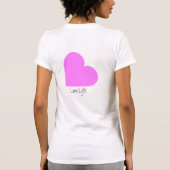 中心"愛生命" Tシャツ (裏面)