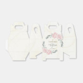 中性かわいらし水色フローラバプテスマ フェイバーボックス (折り畳みなし)