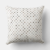 中性の不規則水玉模様 クッション (裏面)