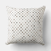 中性の不規則水玉模様 クッション (正面)