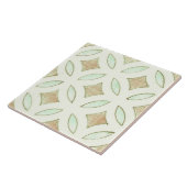 中性の東アジアの花柄 タイル (側面)