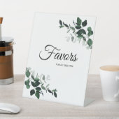 中性の植物性結婚式の引き出物の台座標識 台座サイン (インサイチュ)