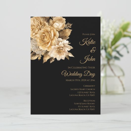 中性の花束 –  招待状 (スタンド正面)