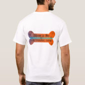 中性を採用します卵巣摘出して下さい Tシャツ (裏面)