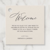 中性エレガントの |の結婚ようこそ抱き枕 フェイバータグ (正面)