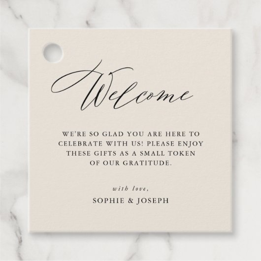 中性エレガントの |の結婚ようこそ抱き枕 フェイバータグ (正面)