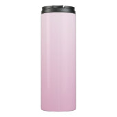 中性エレガント勾配コーラルピンク名前をカスタムする タンブラー (裏面)