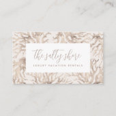 中性エレガント海サンゴ 名刺 (正面)