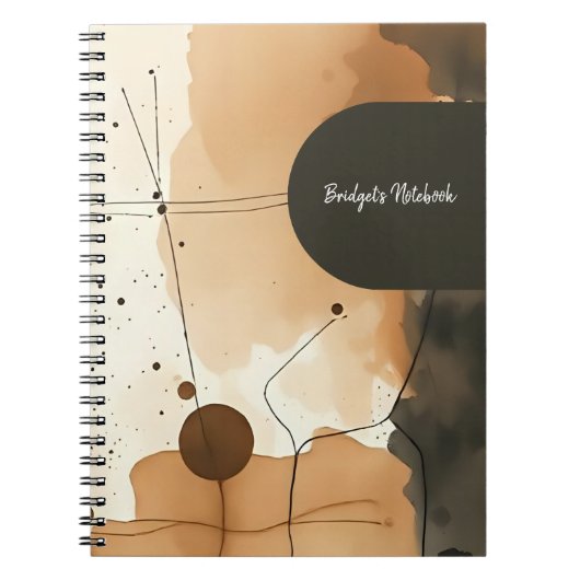 中性オーガニック流組成 ノートブック (正面)