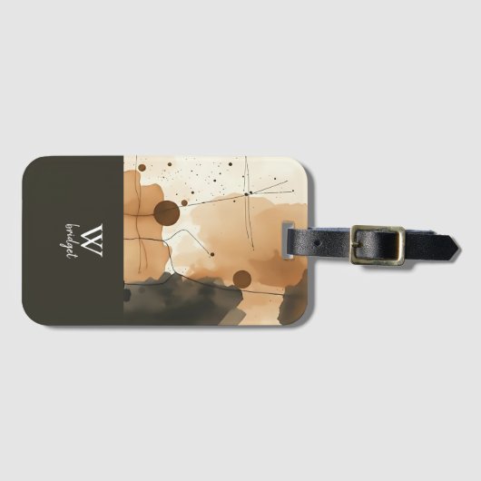 中性オーガニック流組成 ラゲッジタグ (正面横)