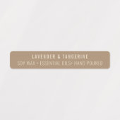 中性キャンドルタンパー防止シールの組み合わせラベル ラベル (デザイン1)