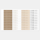 中性キャンドルタンパー防止シールロゴの組み合わせ ラベル (シート)