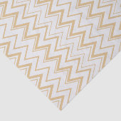 中性コンテンポラリー金ゴールドホワイトシェブロン 薄葉紙 (詳細)