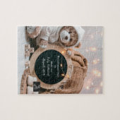 中性シンプルデジタル妊娠の発表 ジグソーパズル (横)