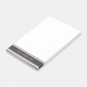 中性ストライプモノグラムの ポストイット (アングル)