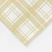 中性タータンチェック秋パターン フリースブランケット (角)