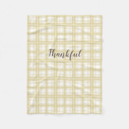 中性タータンチェック秋パターン フリースブランケット