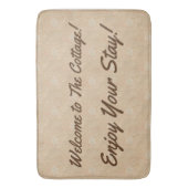 中性デザインコテージゲストレンタルバケーションハウス バスマット (正面縦)