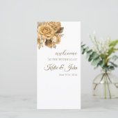 中性フラワーブーケ白結婚式 プログラム- (スタンド正面)