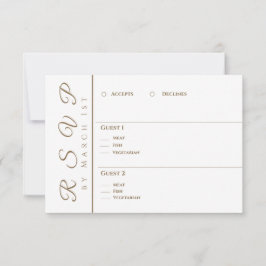 中性フラワーブーケ結婚ホワイト 出欠カード