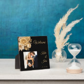 中性フラワーブーケ結婚ーズ フォトプラーク (インサイチュ)