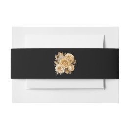 中性フラワーブーケ結婚ーズ 招待状ベリーバンド