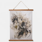 中性フローラ植物性ソフトインスパイア自然 吊り下げ型タペストリー (正面)