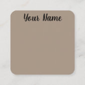 中性フローラ | 美学 | 保保 | 名刺 (裏面)