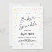 中性ベビー散布 招待状 (正面)