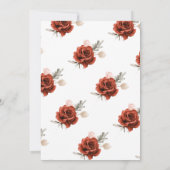 中性モダンフローラ素朴乾エレガント杯 招待状 (裏面)