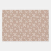 中性モダン幾何学ミニマリストセット ラッピングペーパーシート (正面)