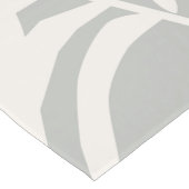 中性モダン熱帯葉 ショートテーブルランナー (コーナー)