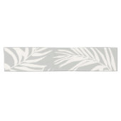 中性モダン熱帯葉 ショートテーブルランナー (横)