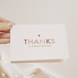中性モダン男女兼用サンキューカード サンキューカード