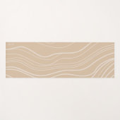 中性モダン砂波ヨガパーソナライズされたマット ヨガマット (正面(横))