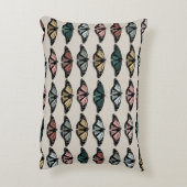 中性モダン蝶ガーデンパターン アクセントクッション (裏面(縦))