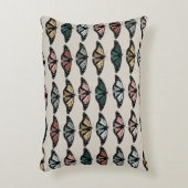 中性モダン蝶ガーデンパターン アクセントクッション (正面(垂直))