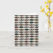 中性モダン蝶ガーデンパターン カード (黄色い花)