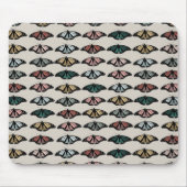 中性モダン蝶ガーデンパターン マウスパッド (正面)