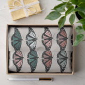 中性モダン蝶ガーデンパターン 薄葉紙 (ギフト)