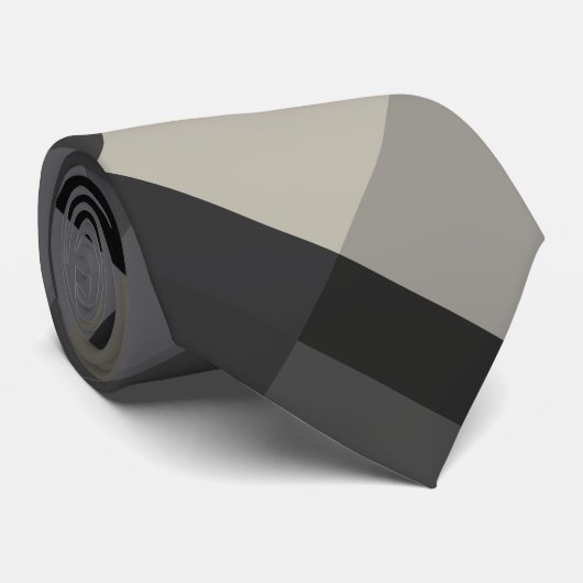 中性及び黒パターン(の模様が)ある色 ネクタイ (ロール)