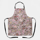 中性女性の乳房パッテン エプロン (正面)