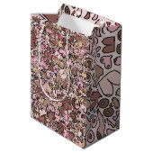 中性女性の乳房パッテン ミディアムペーパーバッグ (裏面アングル)