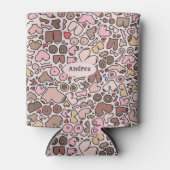 中性女性の乳房パッテン 缶クーラー (正面)