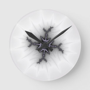 中性子星 – フラクタルアート ラウンド壁時計