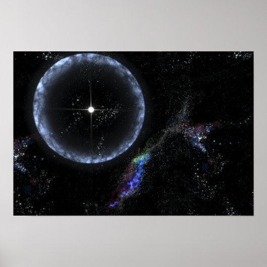 中性子星SGR 1806-20 ポスター (正面)